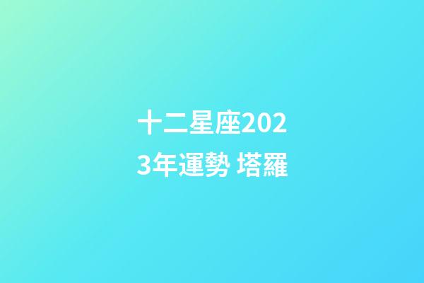 十二星座2023年運勢 塔羅-第1張-星座運勢-玄機派